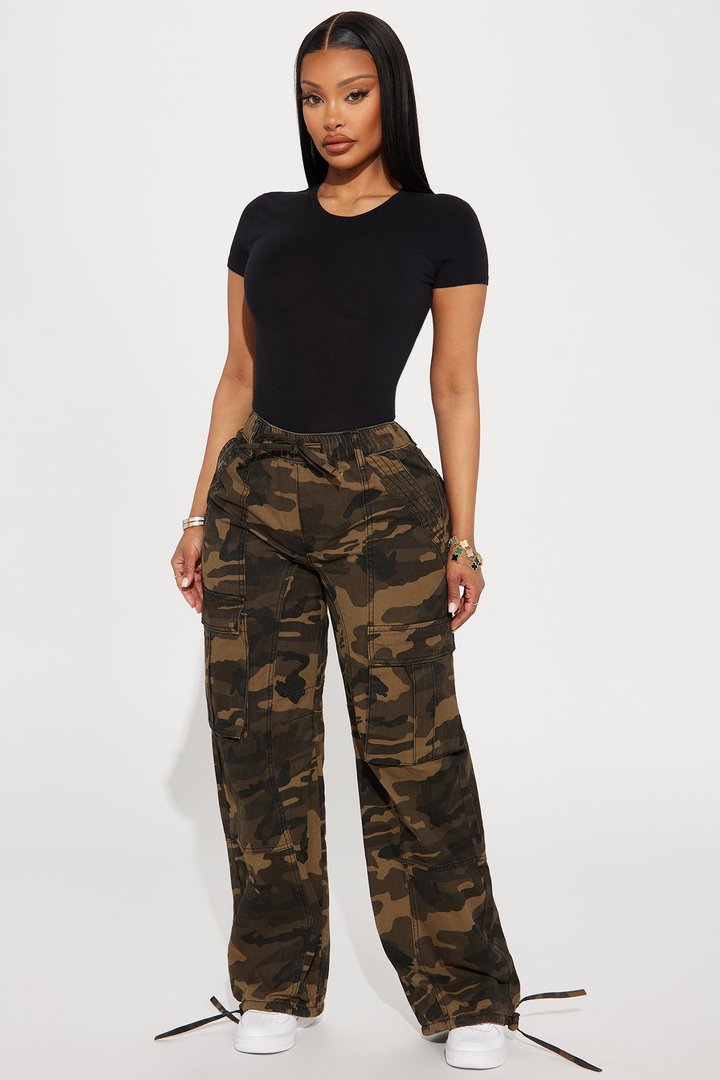 Camilla Classic Fit Crew Neck Tee - Black