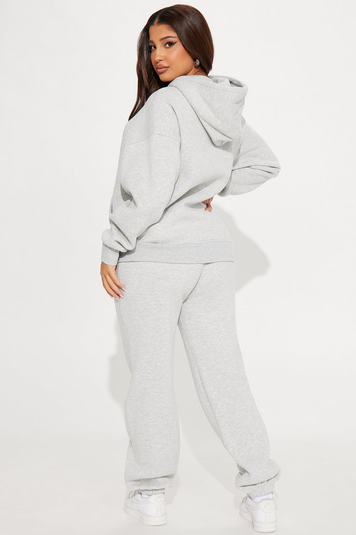Milano Sweatpant Set - Heathered Grey