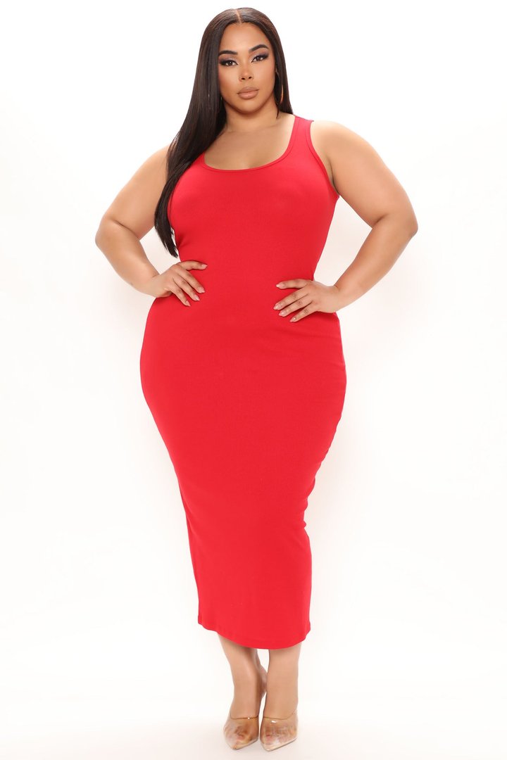 Mulberry Street Maxi Dress - Red