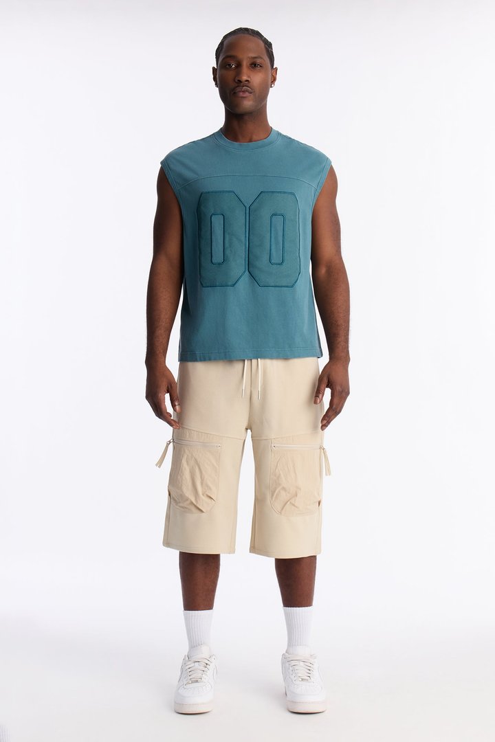 Neutral Code Muscle Tee - Blue