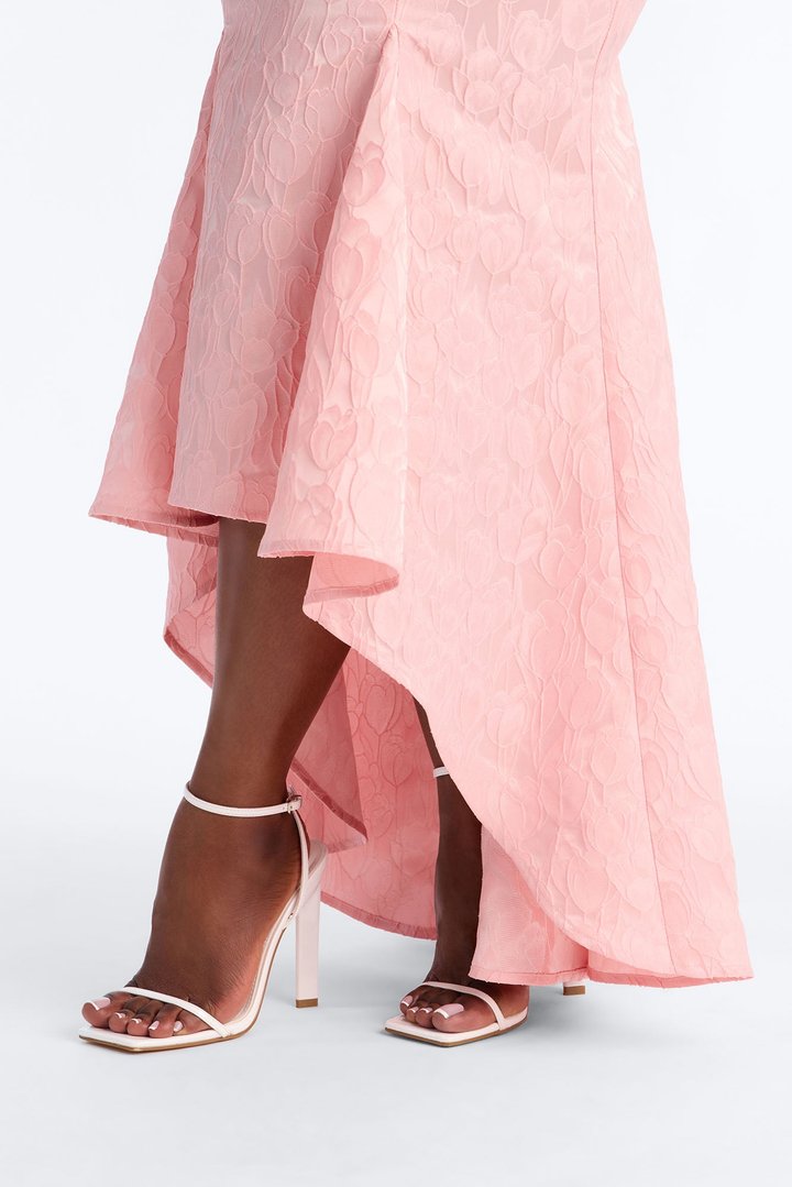 Bloom Baby Jacquard Maxi Dress - Pink