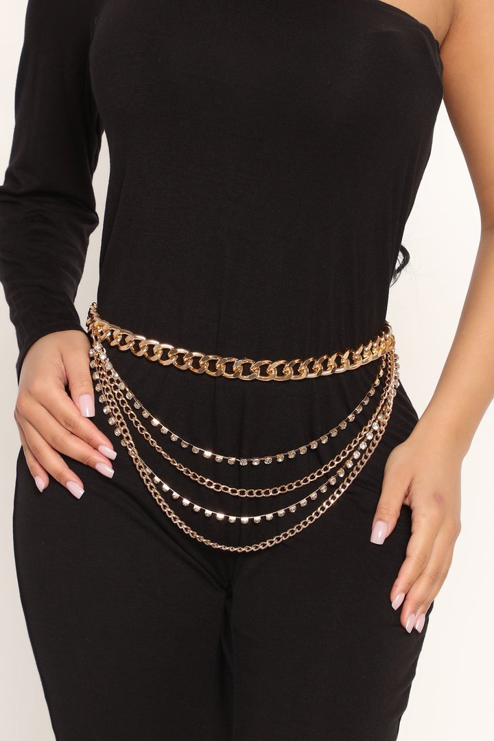 Bling It On Belly Chain - Gold