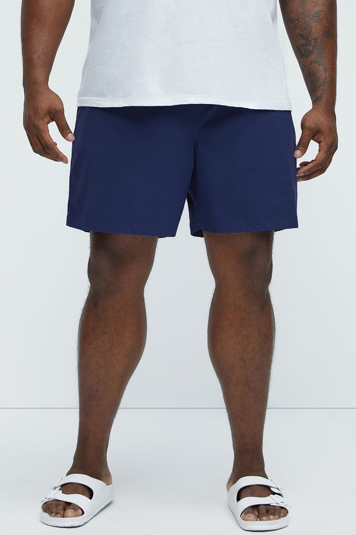 Montez Stretch Swim Trunk 7″ - Navy