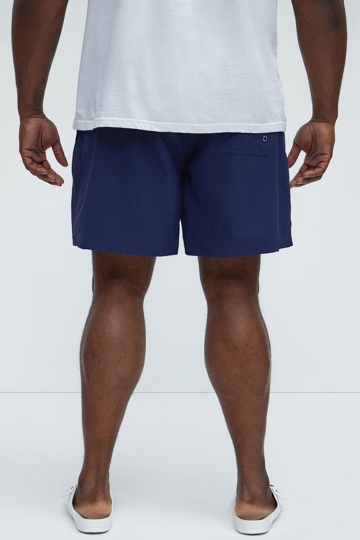 Montez Stretch Swim Trunk 7″ - Navy