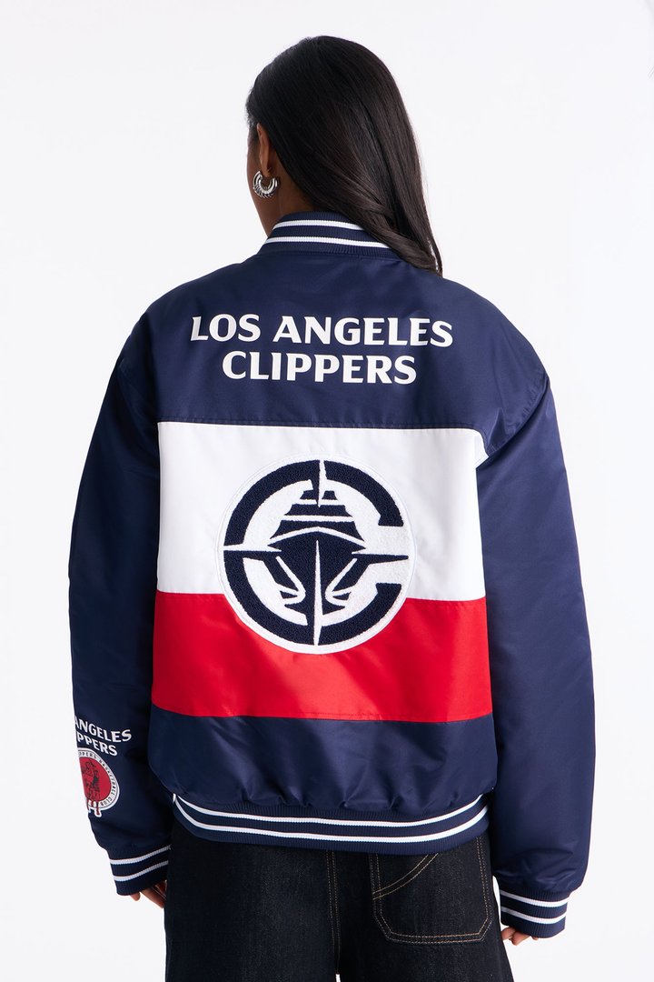 NBA LA Clippers Twill Jacket - Navy