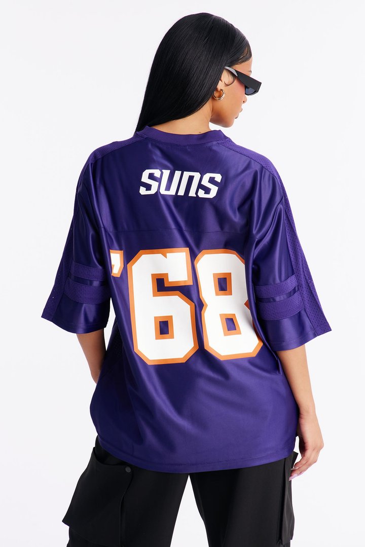 NBA Suns Oversized Mesh Tee - Purple