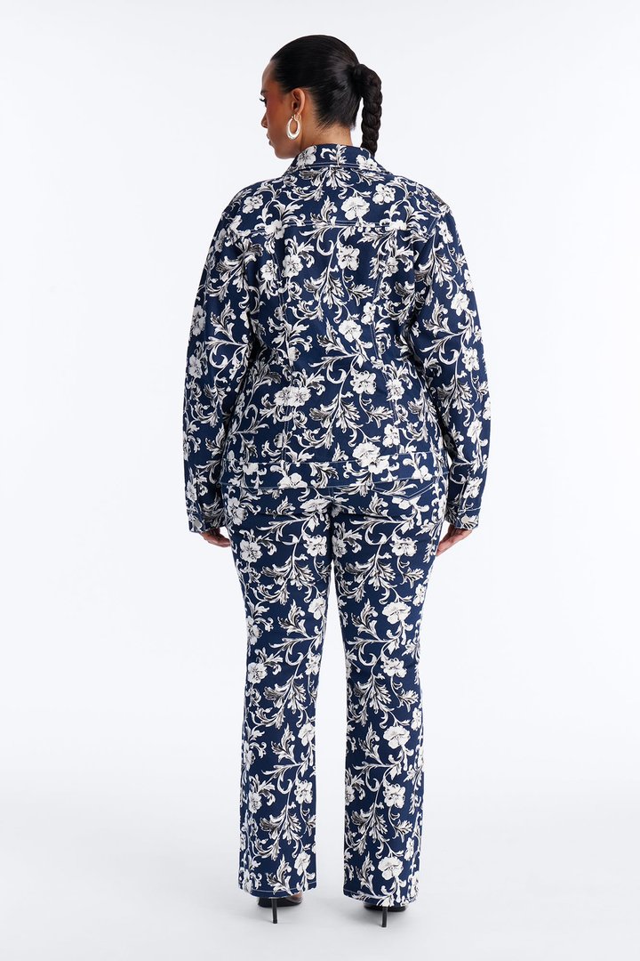 Play Nice Floral Pant Set - Navy/combo