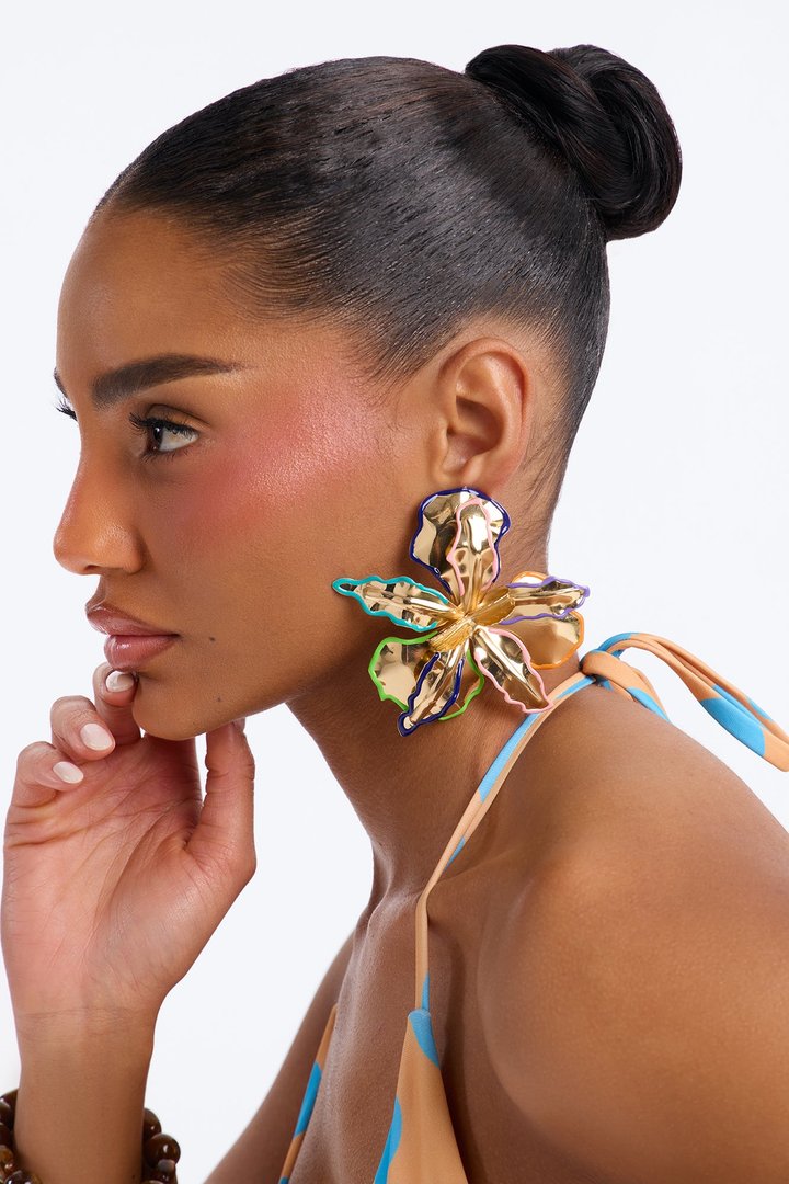 Savor Every Moment Drop Earrings - Multi Color