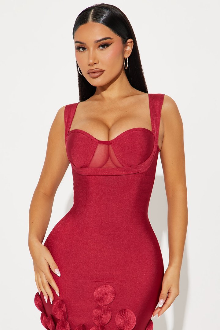 Havana Bandage Mini Dress - Red