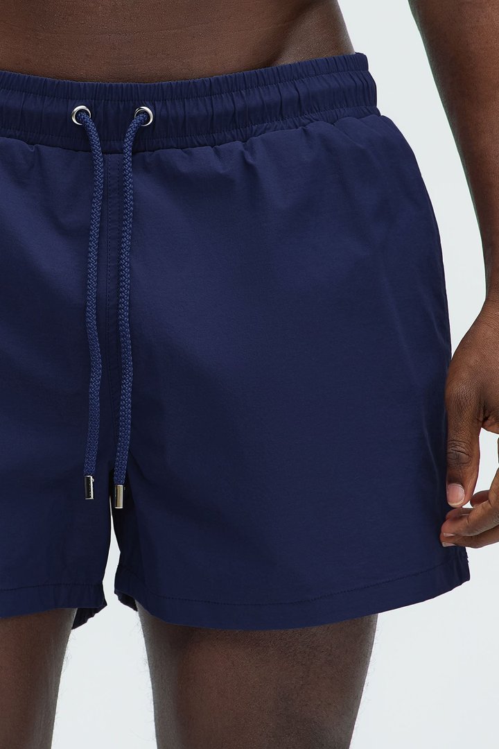 Montez Stretch Swim Trunk 4″ - Navy