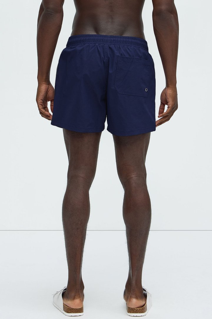 Montez Stretch Swim Trunk 4″ - Navy