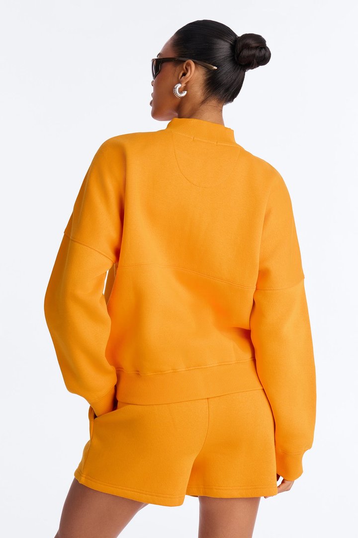 Stole My Ex Boyfriend's Bomber Jacket - Orange