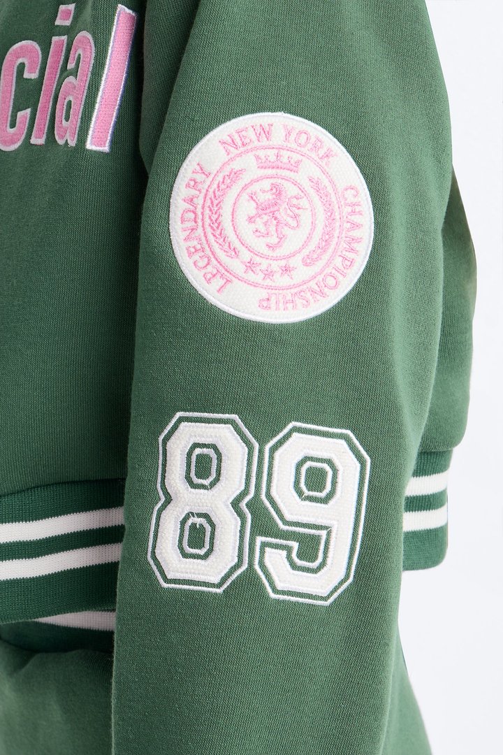 Mini She's Official Pant Set - Green