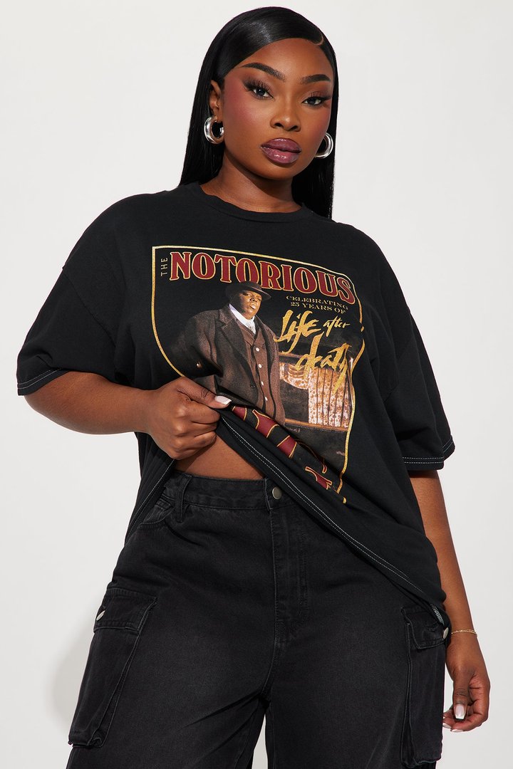Life After Death Biggie Tee - Black Wash