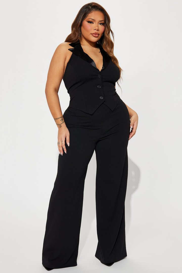 Natasha Marie Jumpsuit - Black