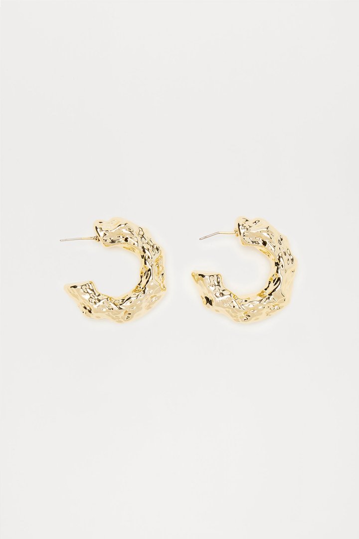 Allure Hoop Earrings - Gold