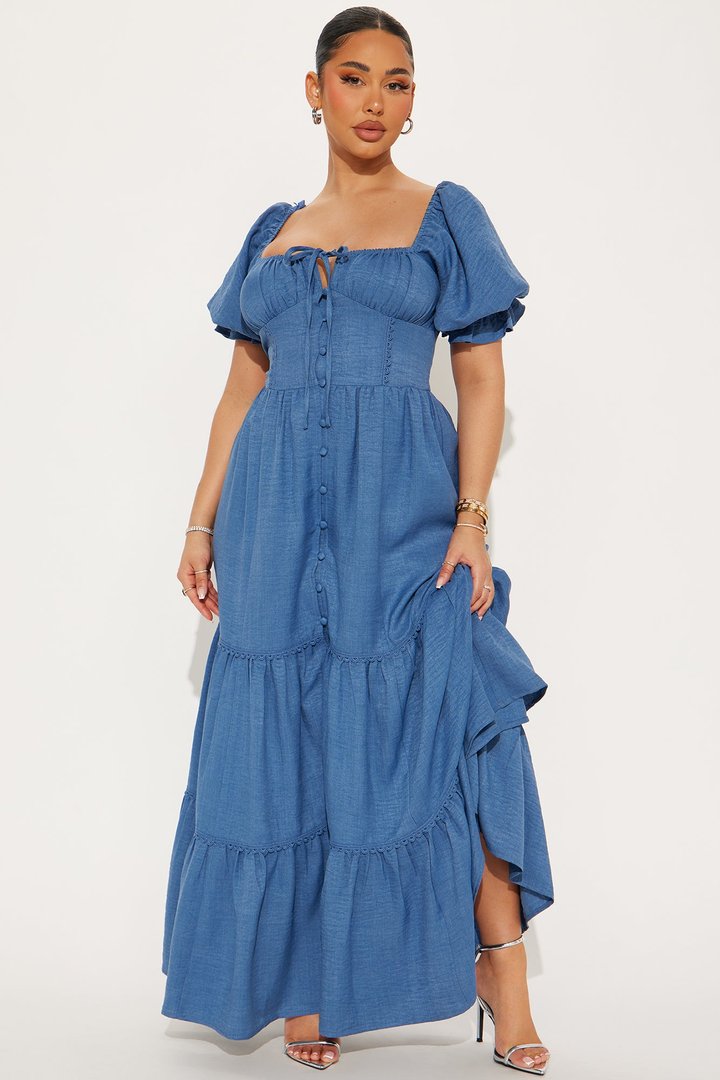 Imelda Maxi Dress - Blue