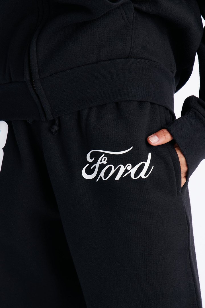 Ford Motor Company Fleece Pants - Black