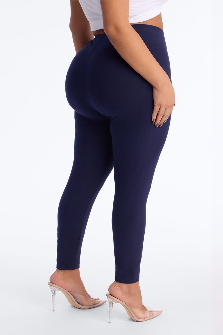 Quinn Mid Rise Every Day Cotton Legging 29″ - Navy