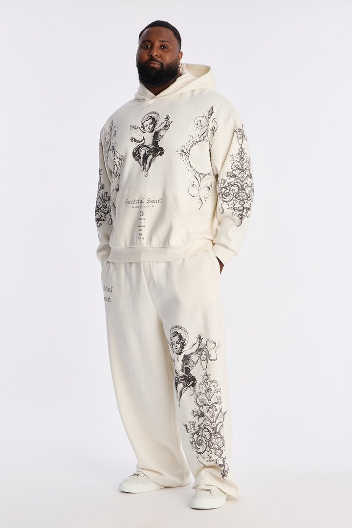 Grateful Heart Hoodie - Cream
