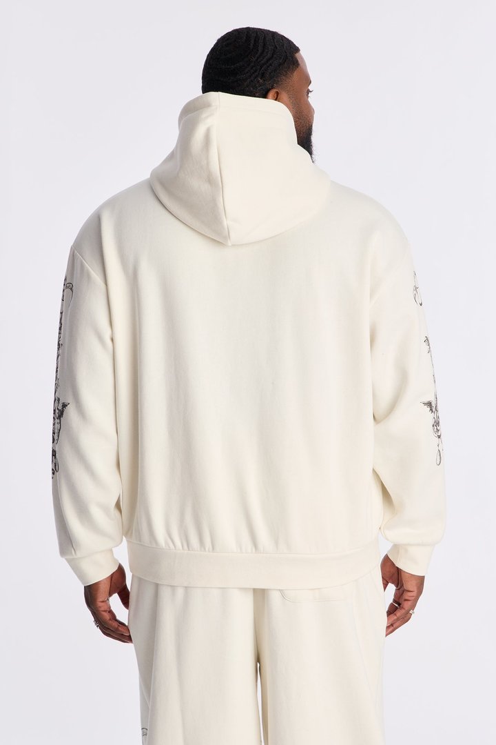 Grateful Heart Hoodie - Cream