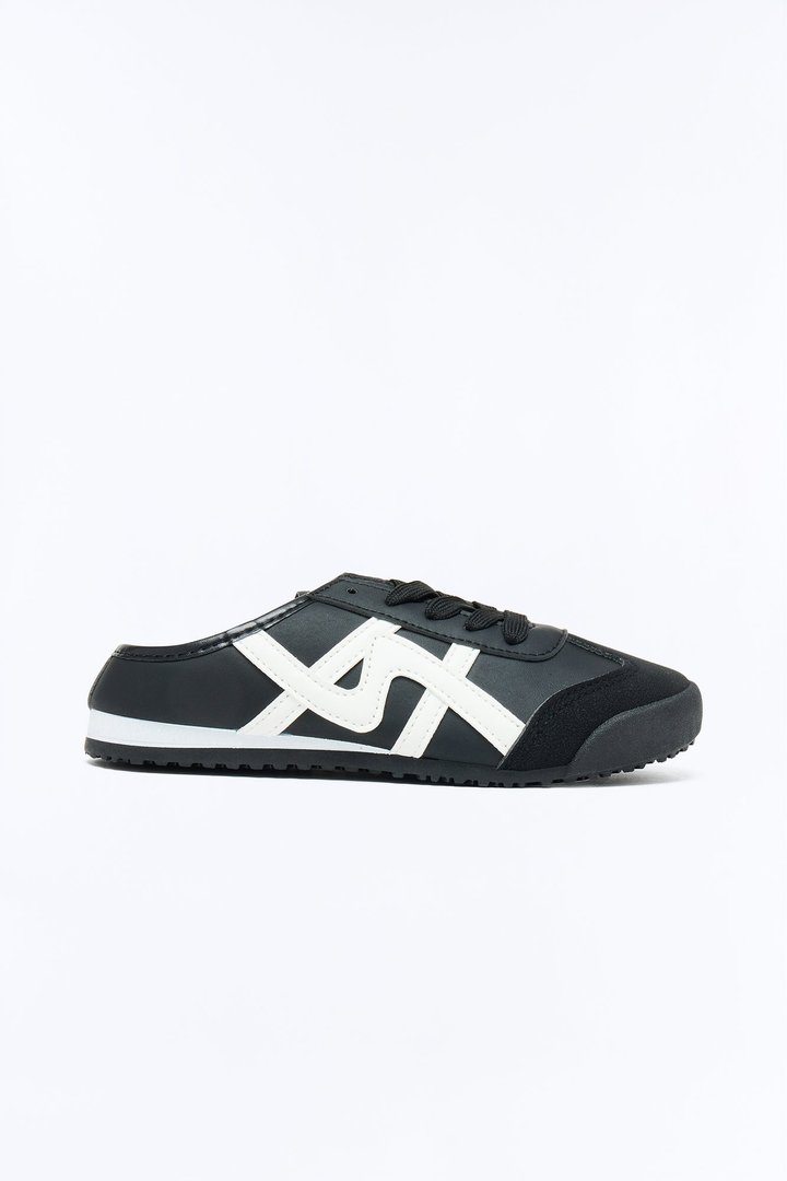 Mini Kobe Open Back Sneakers - Black/White