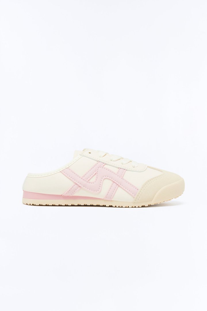 Mini Kobe Open Back Sneakers - Tan/Multi