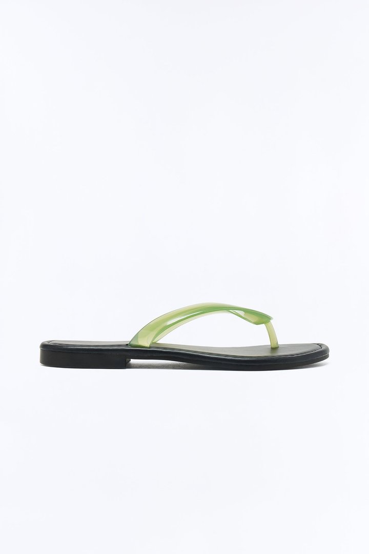 Kyliee Jelly Flip Flops - Sage
