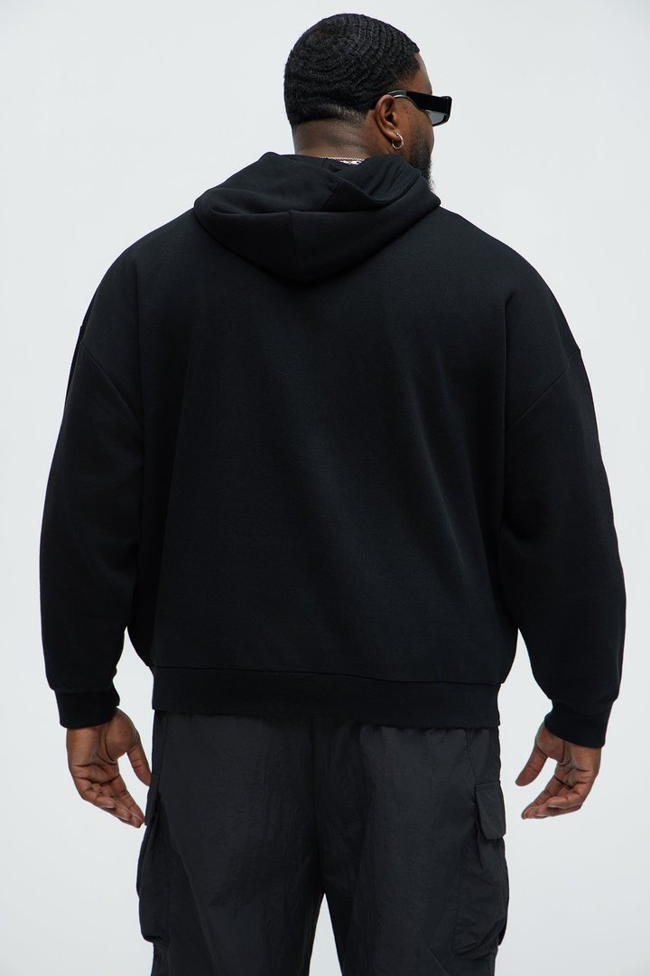 Tayson Fear Oversized Hoodie - Black