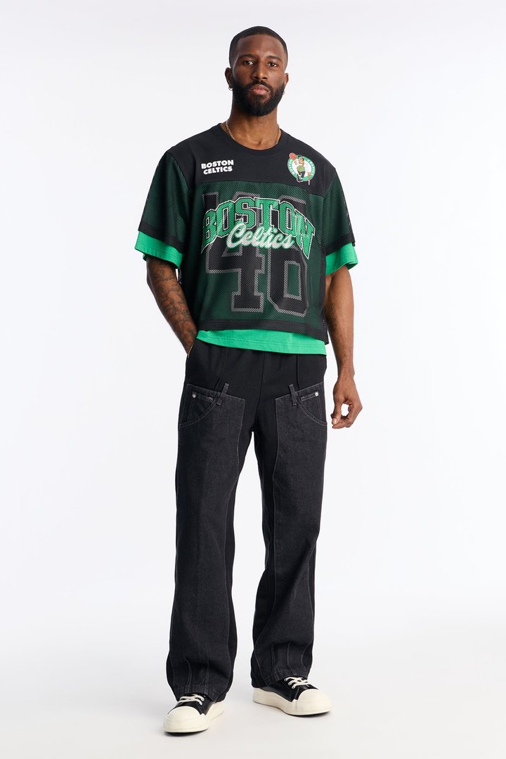Straight Assemblage Hybrid Pant - Black/combo