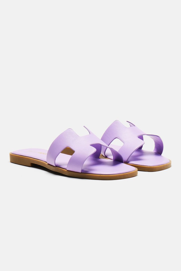 Slice Of Paradise Flat Sandals - Purple