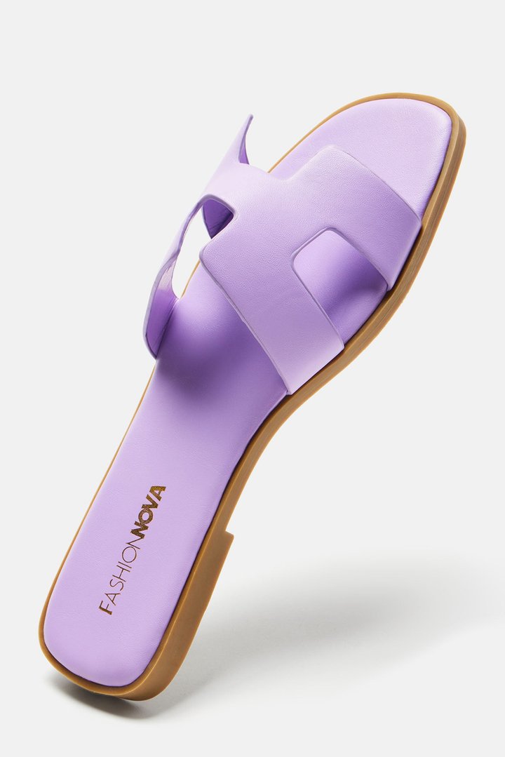 Slice Of Paradise Flat Sandals - Purple
