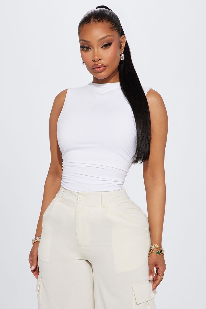 Demy Double Lined Top - White
