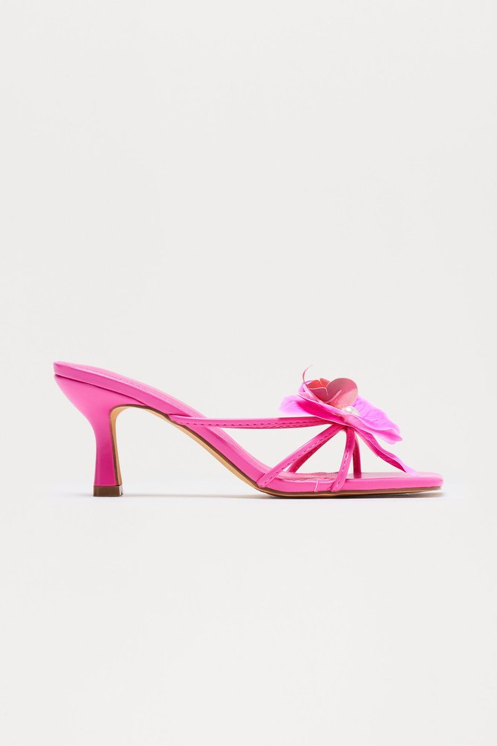 Island Sun Orchid Mules - Fuchsia