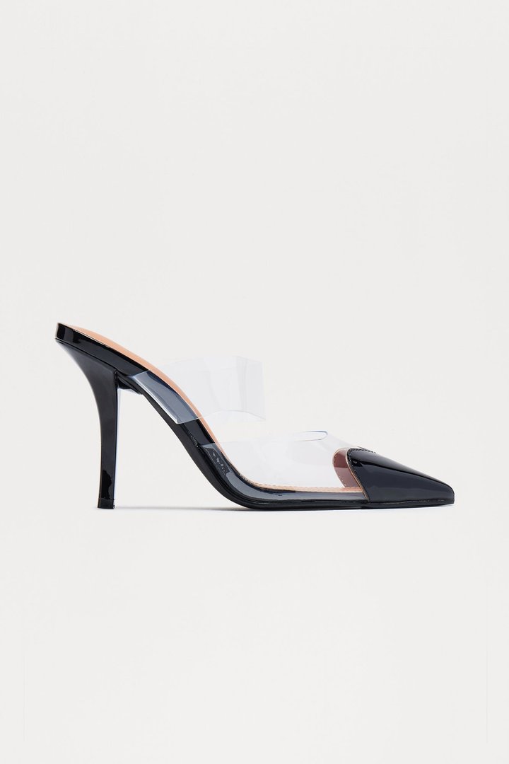Canice Clear Heart Pumps - Black