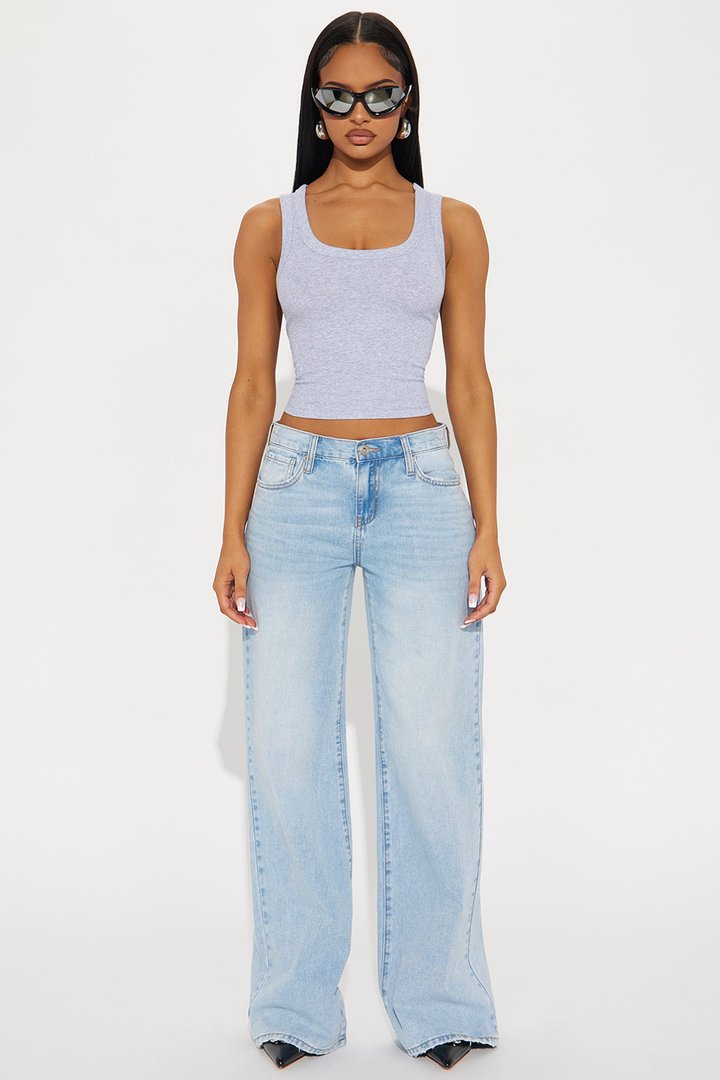 Remi Tank Top - Heather Grey