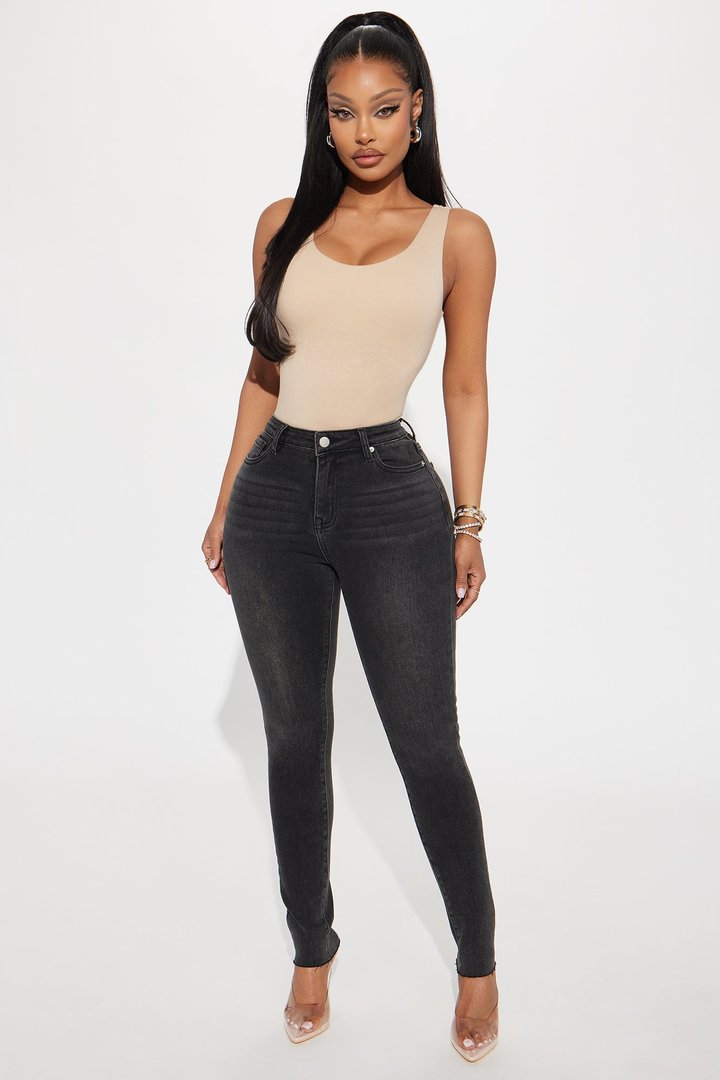 In My Prime High Waist Skinny Jeans - Black