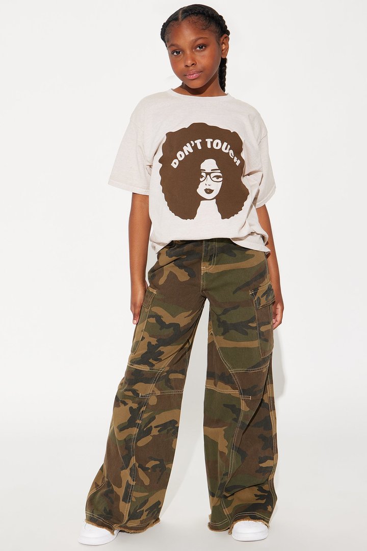 Mini Try Seeing Me Camo Cargo Pants - Camouflage