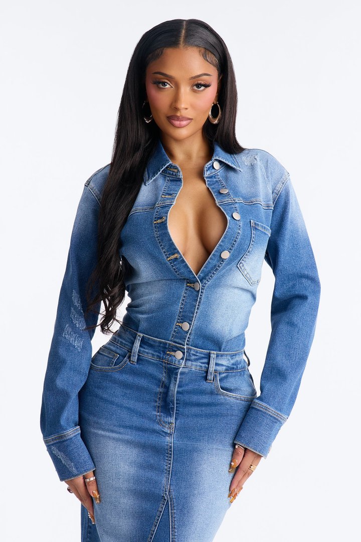 Belleville Denim Dresses Midi Dress - Denim