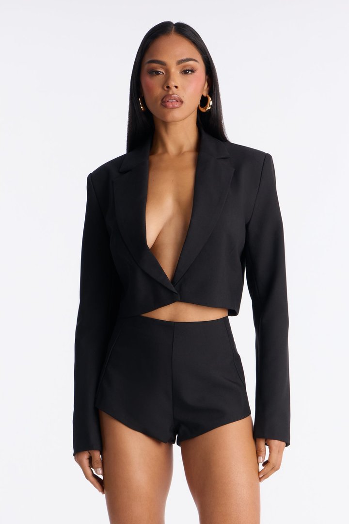 The Best Date Night Short Set - Black