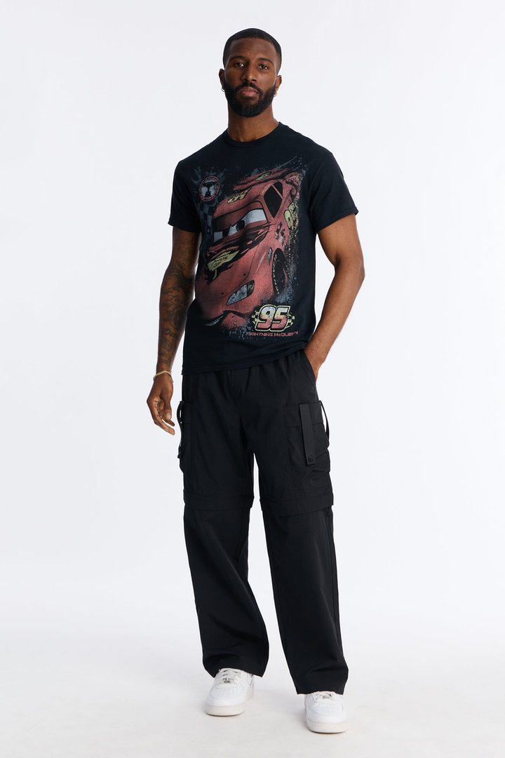 Disney Cars LMQ KACHOW! Short Sleeve Tee - Black