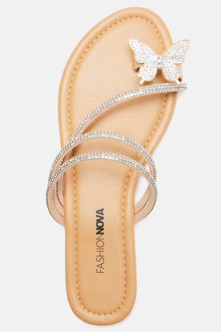 That Girl Energy Flat Sandals - Beige