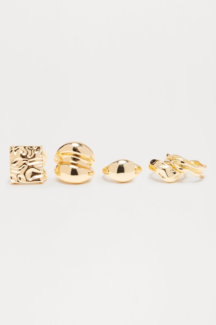 Taurus Bae 5 Piece Ring Set - Gold
