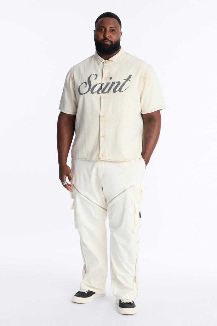 Saint Blaze Button Up Shirt - Tan