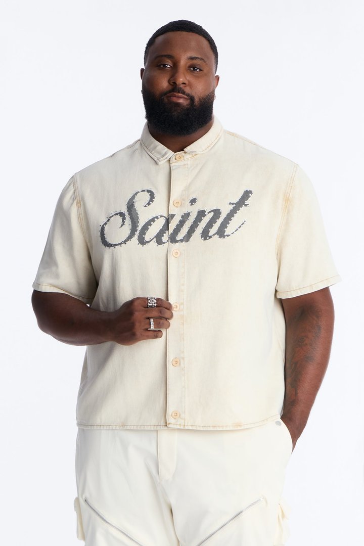 Saint Blaze Button Up Shirt - Tan
