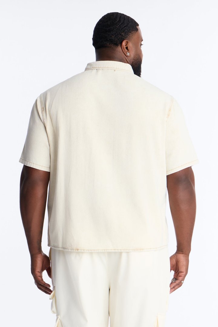Saint Blaze Button Up Shirt - Tan