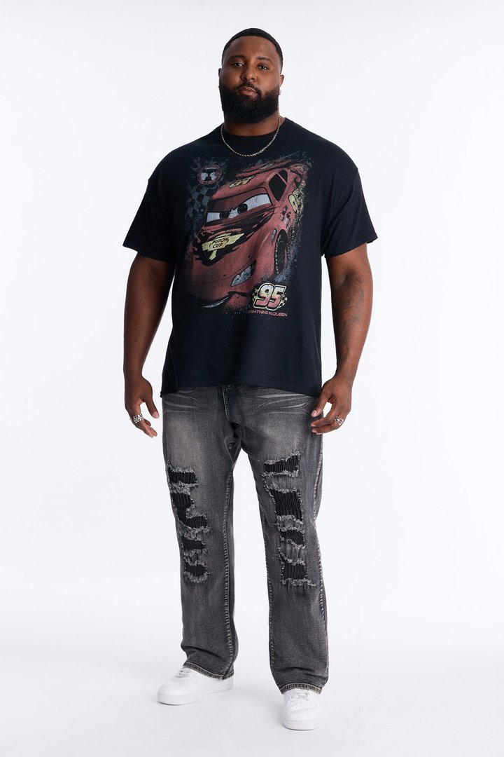 Disney Cars LMQ KACHOW! Short Sleeve Tee - Black