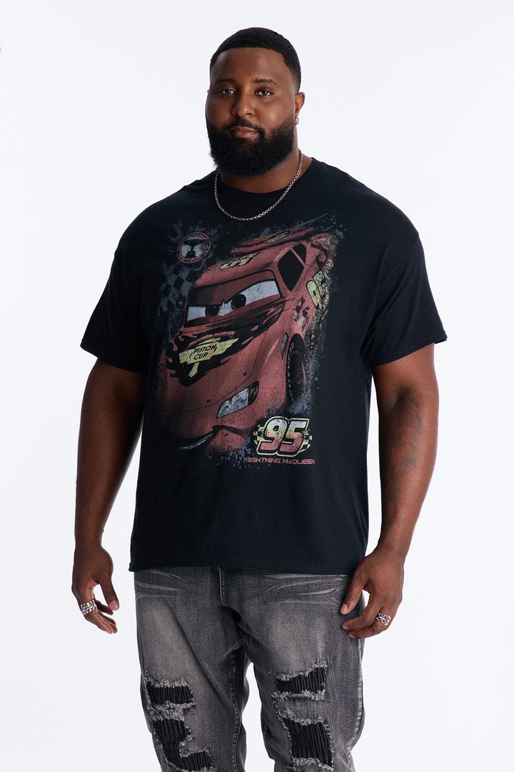 Disney Cars LMQ KACHOW! Short Sleeve Tee - Black