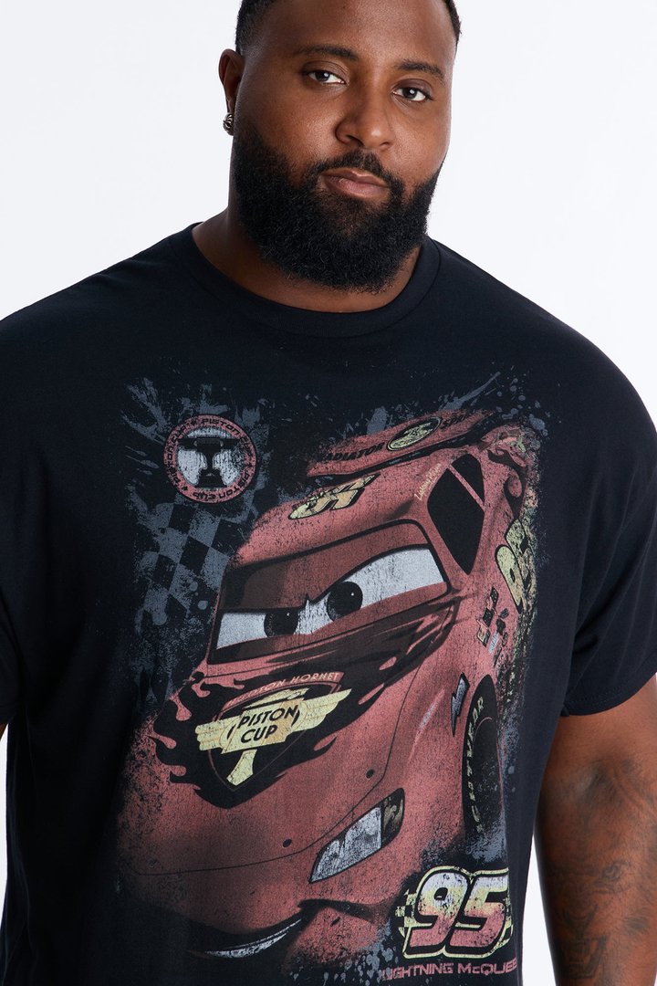 Disney Cars LMQ KACHOW! Short Sleeve Tee - Black