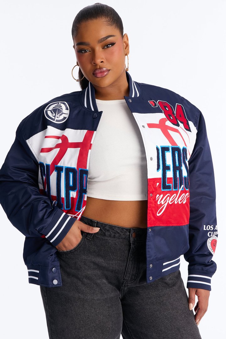 NBA LA Clippers Twill Jacket - Navy